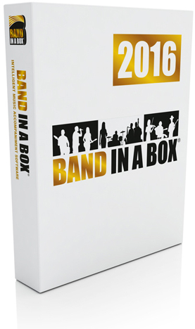 PG Music Band-in-a-Box Pro with RealBand 2016 Windows Retail Box